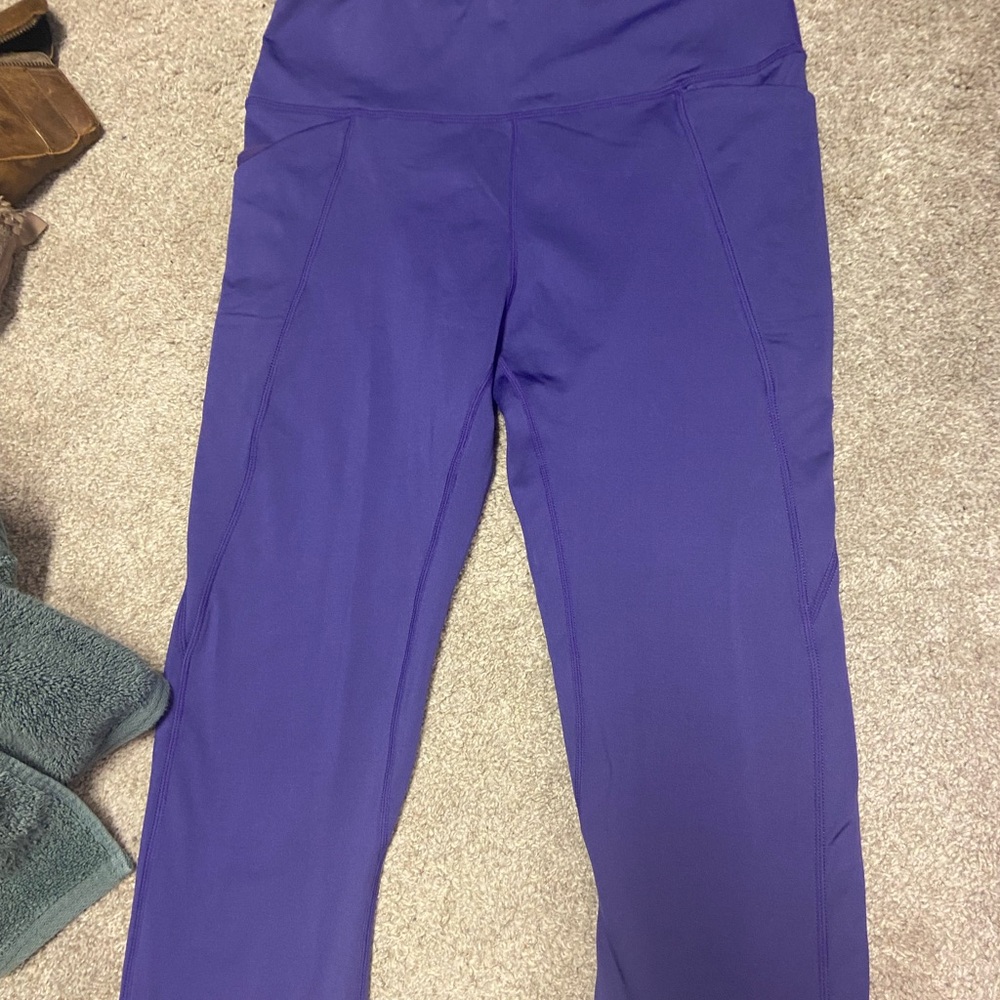 Senita Athletics Purple Leggings